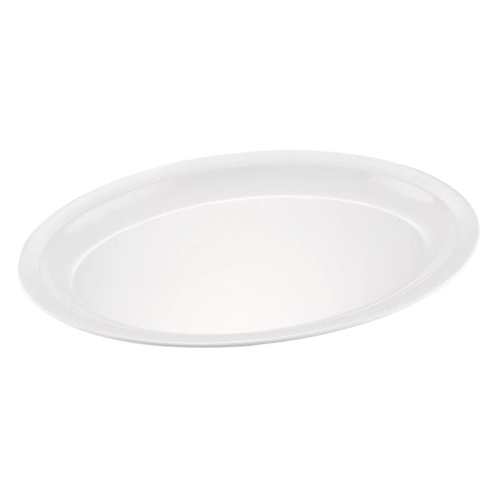 CAC Chinaware Maxwell-Narrow Rim Oval Platter N.R. 13-1/4"