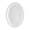 CAC Chinaware Maxwell-Narrow Rim Oval Platter N.R. 13-1/4"