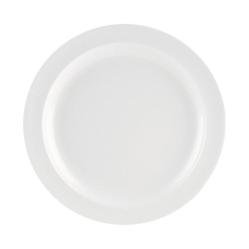 CAC Chinaware Maxwell-Narrow Rim Plate N.R. 10-1/4"