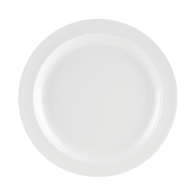 CAC Chinaware Maxwell-Narrow Rim Plate N.R. 9-3/4"