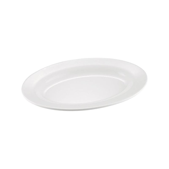 CAC Chinaware Maxwell-Rolled Edge Oval Platter R.E. 10-3/8"
