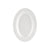 CAC Chinaware Maxwell-Rolled Edge Oval Platter R.E. 12-1/2