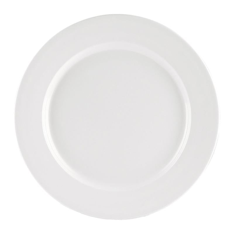 CAC Chinaware Maxwell-Rolled Edge Plate R.E. 10-1/2"