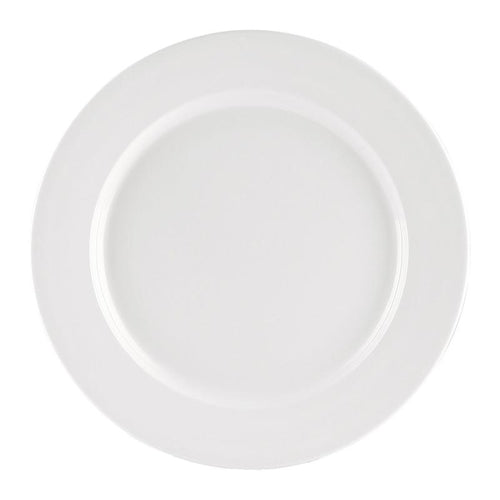 CAC Chinaware Maxwell-Rolled Edge Plate R.E. 12"