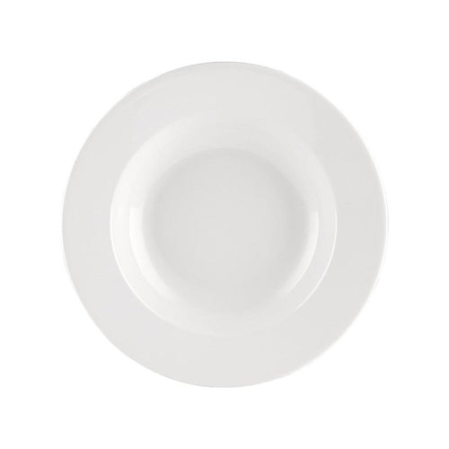 CAC Chinaware Maxwell-Rolled Edge Rim Soup Plate 10oz 9"