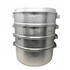 Momo Steamer Aluminum with  4 Compartments