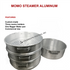 Momo Steamer Aluminum with  4 Compartments