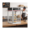 Marchia MPC158 22" Full-Service Pizza Warmer with 4-Shelf Rotating Rack