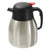 Winco Stainless Steel Lined Double-Wall Insulated Carafes with Push-Button Lid