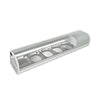 Marchia MSU170S 71" Refrigerated 5-Pan Sushi Display Case – 4.7 Cu. Ft.