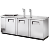 True TDD-4CT-S-HC Solid Swing Door Stainless Steel Club Top Direct Draw Beer Dispenser with Hydrocarbon Refrigerant)