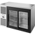 True TBR48-RISZ1-L-S-11-1 Reach-In Single Zone Refrigerator with Left Side Refrigeration System. Stainless Exterior and Glass Slide Doors