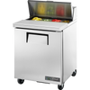 True TSSU-27-08-HC Solid Door Sandwich/Salad Unit with Hydrocarbon Refrigerant