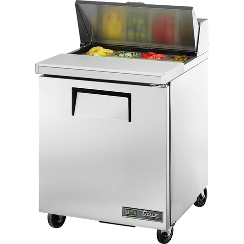 True TSSU-27-08-HC Solid Door Sandwich/Salad Unit with Hydrocarbon Refrigerant