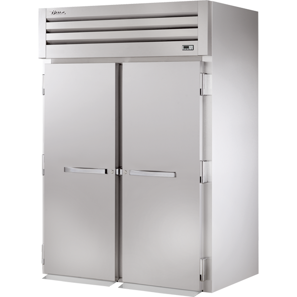 True STA2HRI-2S Roll-In Solid Swing Door Heated Cabinet