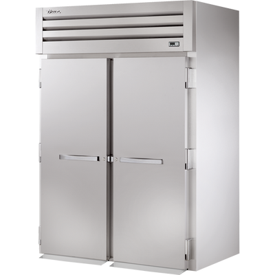 True STR2HRI-2S Roll-In Solid Swing Door Heated Cabinet