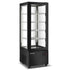 Marchia MVS500-B black vertical refrigerated cake display case