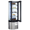 Marchia MVSR400 27" Vertical Refrigerated Curved Glass Cake Display Case