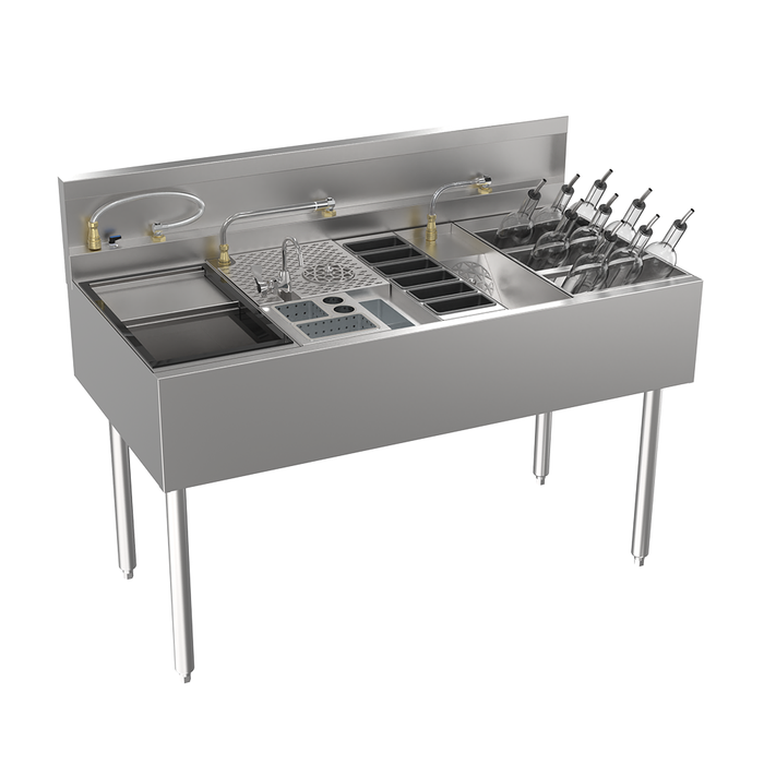 Krowne MoveWell Adaptive Station with Specialty Cocktail Kit Inserts – MW48-SC