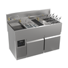 Krowne MoveWell Adaptive Station with Ultra-Low Profile Refrigeration & Specialty Cocktail Kit – MW48R-SC