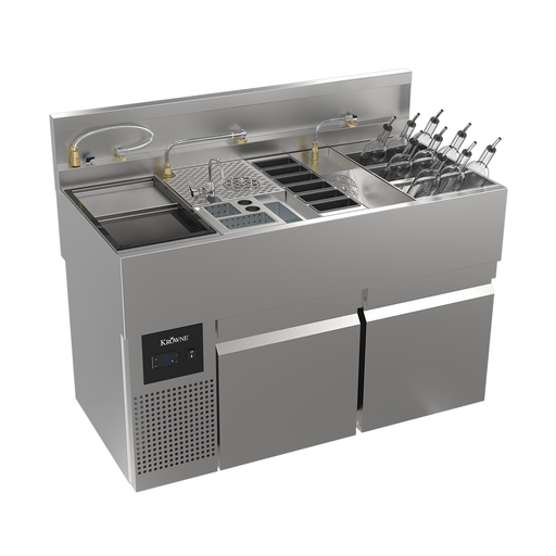 MoveWell Adaptive Station with Ultra-Low Profile Refrigeration, Specialty Cocktail Collection Kit Inserts Included