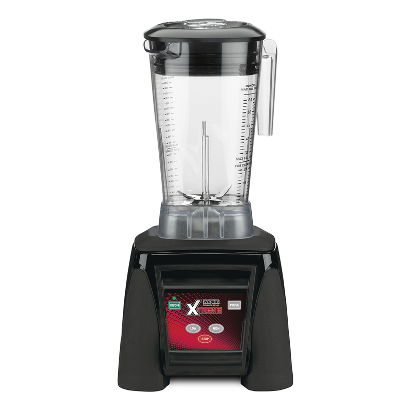 Waring MX1050XTX  heavy-duty Hi-Power electronic touchpad blender with 64 oz copolyester container, 120 volts