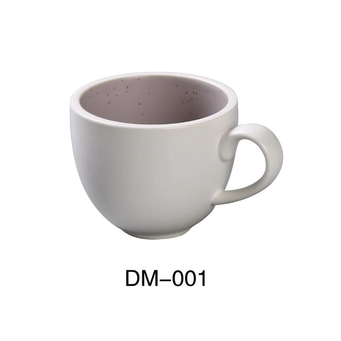 Yanco DM-001 Denmark COFFEE CUP 7 OZ, Porcelain, Matte Glaze, (3Dz)