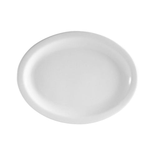 CAC Chinaware Clinton-Narrow Rim Oval Platter N.R. 11 1/2"