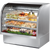 True TCGG-48-S-HC-LD Stainless Steel Curved Glass Refrigerated Deli Case