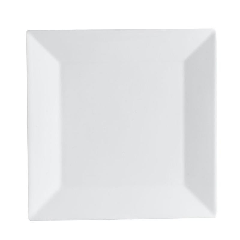 CAC Chinaware Niagara Square Plate 10"