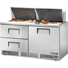 True TFP-64-24M-D-2 Door and Drawered Food Prep Unit