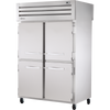 True STG2RPT-4HS-2G-HC Pass-Thru Solid Half Front/Glass Rear Swing Doors Refrigerator
