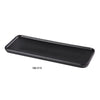 Yanco NB-515 Noble Black China Rectangular Plate (1Dz)
