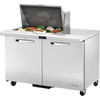 True TSSU-48-12M-B-HC~SPEC3 Mega-Top Solid Door Sandwich/Salad Unit with Hydrocarbon Refrigerant~Spec Package 3