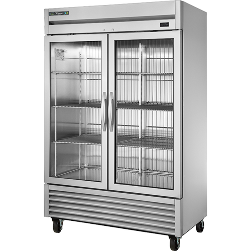 True T-49FG-FLX-HC~FGD01 Reach-In Glass Swing Door Flex Temp Model -10ºF to 38ºF with Hydrocarbon Refrigerant