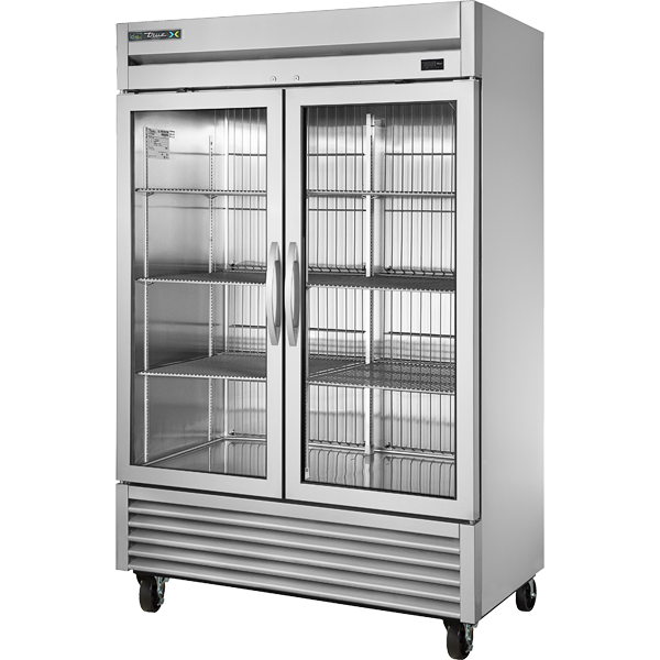 True T-49FG-FLX-HC~FGD01 Reach-In Glass Swing Door Flex Temp Model -10ºF to 38ºF with Hydrocarbon Refrigerant