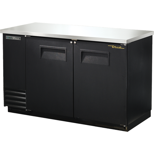 True TBB-2-HC Solid Swing Door Back Bar Cooler with Hydrocarbon Refrigerant