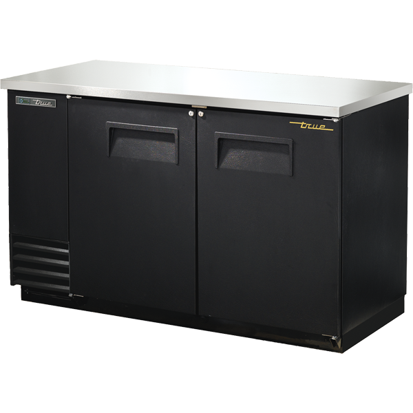 True TBB-2-HC Solid Swing Door Back Bar Cooler with Hydrocarbon Refrigerant