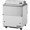 True TMC-34-DS-HC Dual Sided, White and Stainless Steel Exterior/Clear Aluminum Interior with Hydrocarbon Refrigerant