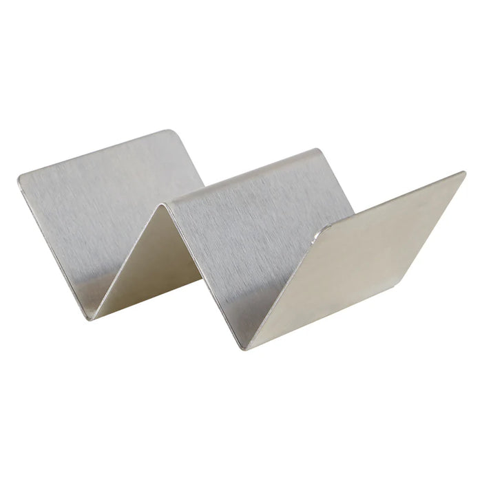 Stainless Steel Wide Taco Holder with Brushed Finish by Winco - Available in Different Sizes