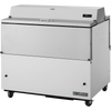 True TMC-49-DS-HC Dual Sided, White and Stainless Steel Exterior/Clear Aluminum Interior with Hydrocarbon Refrigerant