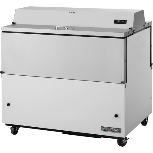 True TMC-49-DS-HC Dual Sided, White and Stainless Steel Exterior/Clear Aluminum Interior with Hydrocarbon Refrigerant