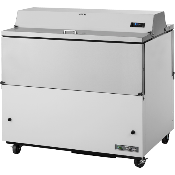 True TMC-49-DS-HC Dual Sided, White and Stainless Steel Exterior/Clear Aluminum Interior with Hydrocarbon Refrigerant