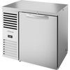 True TBR36-PTSZ1-L-S-S-S-1 Pass-Thru Single Zone Refrigerator with Left Side Refrigeration System. Stainless Exterior and Solid Swing Doors