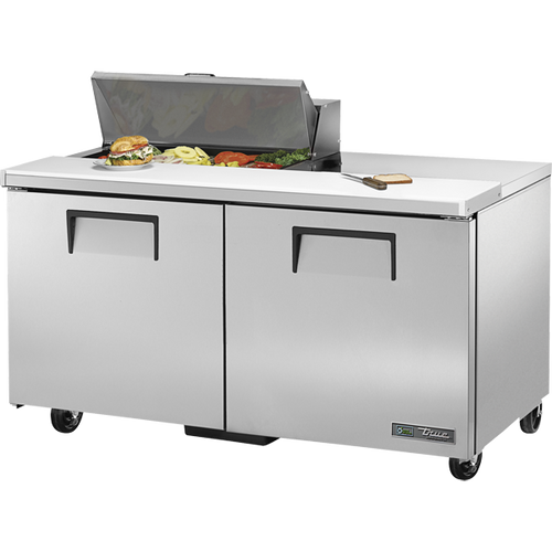 True TSSU-60-08-HC Solid Door Sandwich/Salad Unit with Hydrocarbon Refrigerant