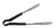 Adcraft SEP Stainless Steel Scallop Tongs with Color-Coded PVC Handle