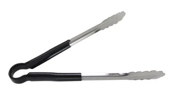 Adcraft SEP Stainless Steel Scallop Tongs with Color-Coded PVC Handle
