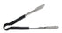 Adcraft SEP Stainless Steel Scallop Tongs with Color-Coded PVC Handle