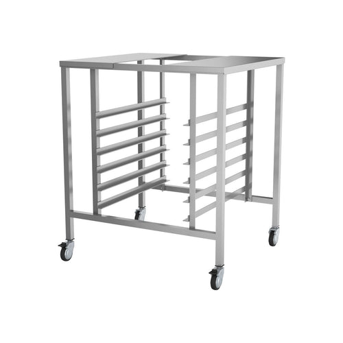Prepline OS-2528 stainless steel oven stand with racks and casters
