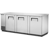 True TBB-4PT-S-HC Solid Swing Door Stainless Steel Pass-Thru Back Bar Cooler with Hydrocarbon Refrigerant